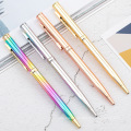 2021 Hot Hotel Gift Ball Pen Rainbow Slim Luxury Stylus Ballpoint Pen With Customize Logo